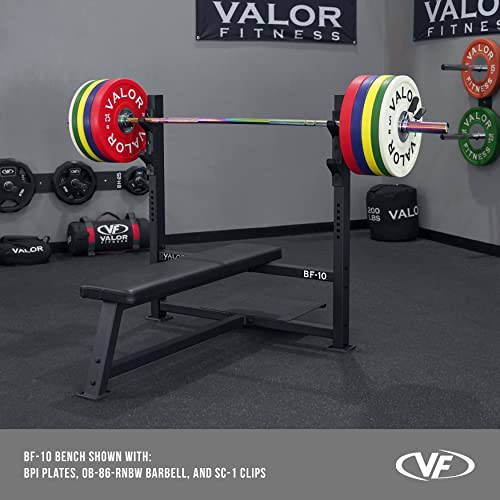Valor Fitness Olympic Weight Bench Black
