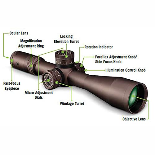 Vortex Optics Razor HD Gen III 6-36x56 First Focal Plane Riflescope EBR-7D Reticle Anodized Stealth