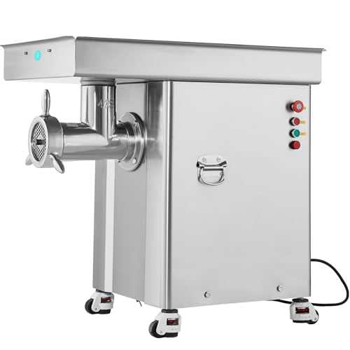 VEVOR Commercial Electric Meat Grinder 4000W Stainless Steel Silver
