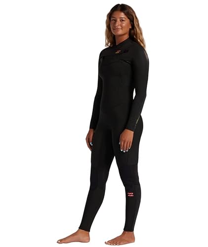 Billabong Womens 3/2mm Synergy Chest Zip Fullsuit Wild Black