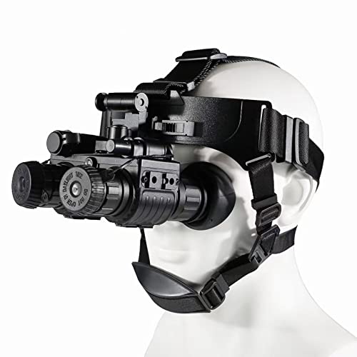 Teslord Night Vision Goggles PS15 Gen 2+ Infrared Binoculars Black