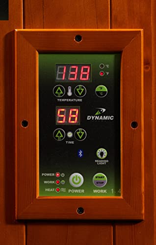 DYNAMIC SAUNAS Santiago Full Spectrum Ultra Low EMF FAR Infrared Sauna