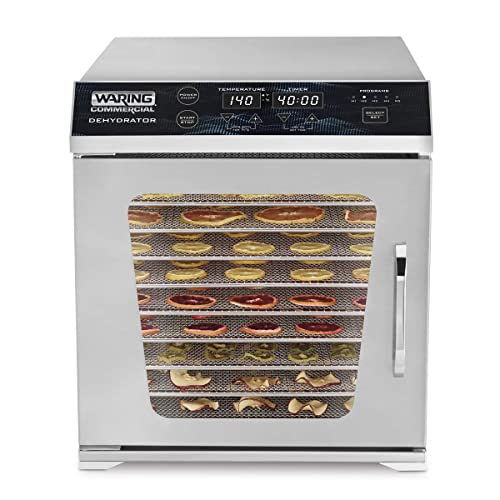 Waring Commercial Food Dehydrator WDH10 10 Tray Natural