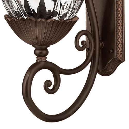Hinkley Plantation Collection Three Light Outdoor Wall Mount Copper Bronze