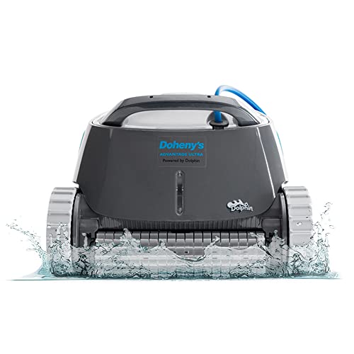 Dolphin Advantage Ultra Robotic Pool Vacuum Cleaner - Waterline Scrubber Brush