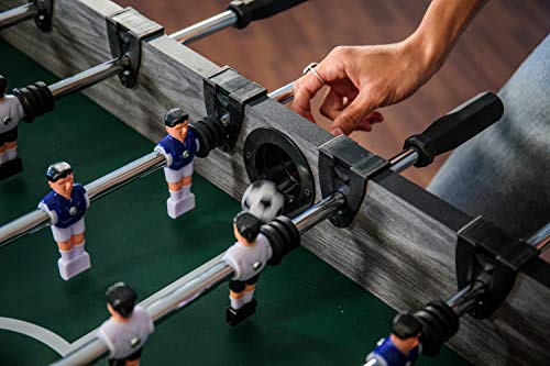 Triumph Sports 56" Medford Foosball Table Grey Wood Laminate