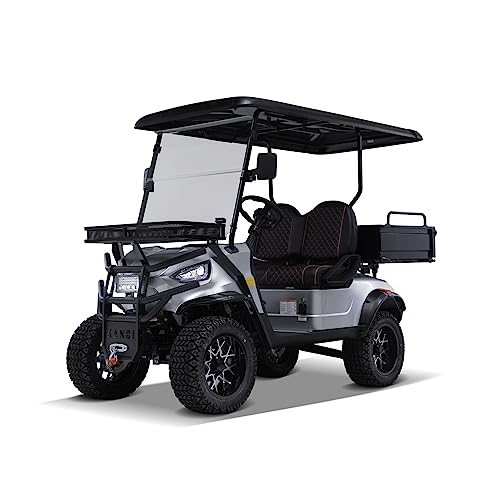 Kandi America Electric Cart 2 Passenger Silver