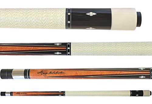 George Balabushka Balabushka GB21 Pool Cue: Birdseye Maple Forearm, 4-Point African Ebony Splice