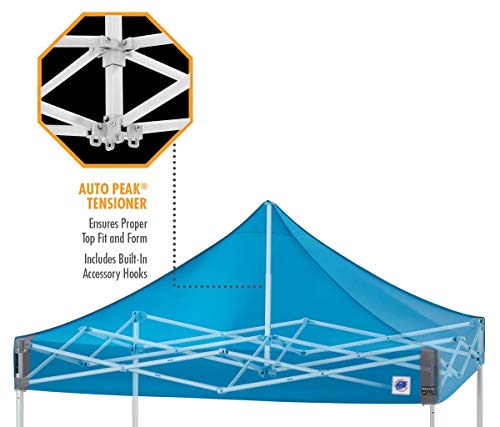 E-Z UP Endeavor Instant Shelter Canopy 10' x 10' Professional Grade Black Top