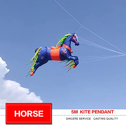 Ruiyang Giant Horse Kite Pendant Adult Soft Inflatable Nylon Blue