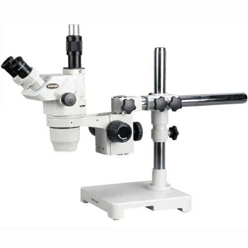 AmScope Professional Trinocular Stereo Zoom Microscope 6.7X-90X White