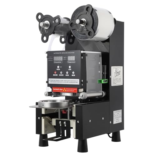 GarveeHome Fully Automatic Efficient Machine for Boba and Coffee Black