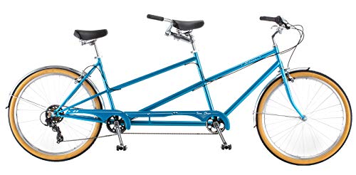 Schwinn Twinn Classic Tandem Adult Beach Cruiser Bike Blue