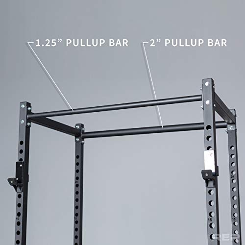 REP Short Power Rack with Adjustable Bench AB-3000 and Dip Attachment Power Rack w/Adj Bench and Dip
