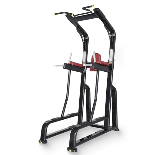 RYAN SHERWOOD Power Tower - Commercial Chin Dip Station with Vertical Knee Raise, 275 lb Capacity