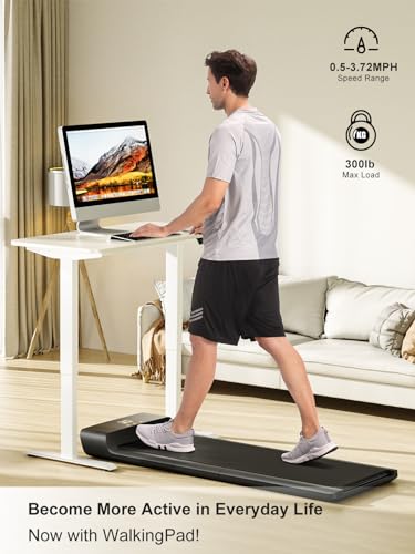 WALKINGPAD A1 Pro Walking Pad Folding Treadmill Black