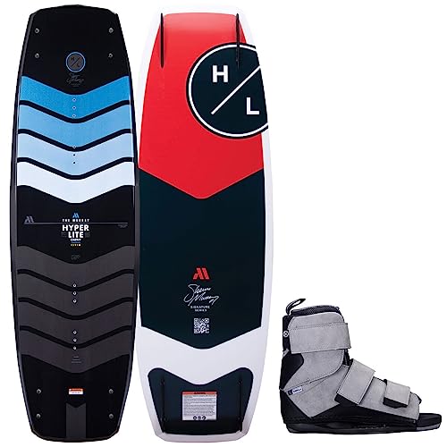 Hyperlite Murray Pro Mens Wakeboard 144 W/Formula Bindings Black/Grey 144cm