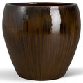 Emissary Java Stoneware Round Planter 24in. L x 23.5in. H