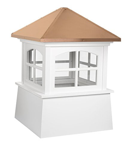 Good Directions Huntington Vinyl Cupola 26" Square x 36" High Copper and White