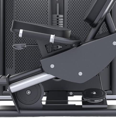 MiM USA Leg Press Hack Squat Machine Black