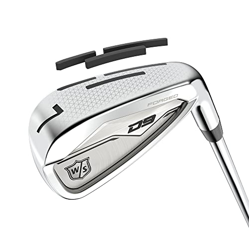 WILSON Wilson Staff D9 Forged Men's Graphite Golf Irons - Right Hand, Regular, 5-PW, GW Silver