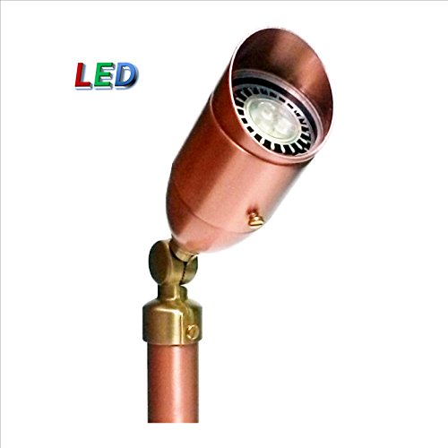 P.M. LIGHTING CS8100-LED Professional Series 8-Light Landscape Lighting System Copper
