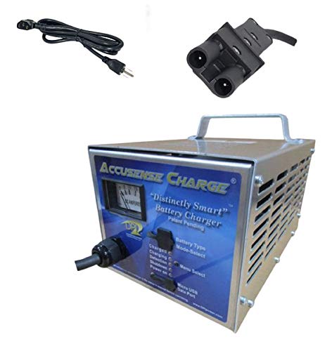 Golf Cart King 48 Volt 17 Amp Yamaha G19 & G22 Golf Cart Charger Silver