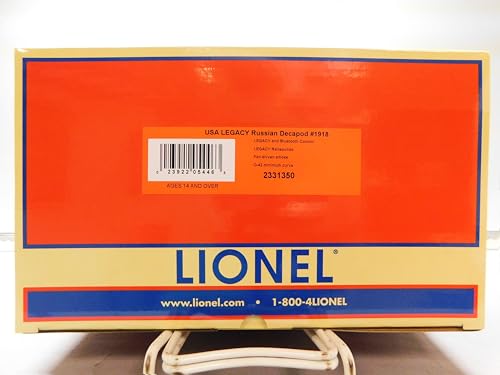 Lionel Legacy Russian Decapod Steam Engine O Gauge Multi Colored