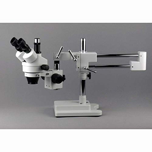 AmScope Digital Trinocular Stereo Zoom Microscope 10MP Camera White