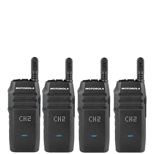 Motorola Solutions 4 TLK100 4G LTE/WiFi Two Way Radio Black