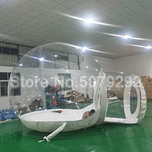 Generic Inflatable Double Rooms Bubble Tent 4M Main 2M Small Clear