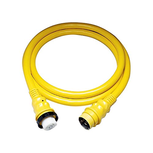 Marinco 50A 125V Shore Power Cable 50' Yellow