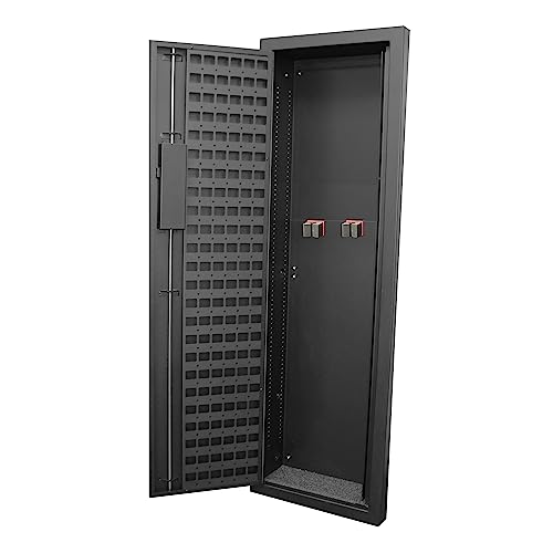 V-Line Tactical Closet Vault Flat Black In-Wall Gun Safe