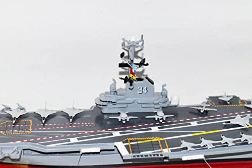 Squadron Nostalgia LLC USS Oriskany CVA-34 Aircraft Carrier Scale Model, Essex Class, 24 Inch, Multicolor