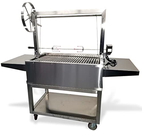 SDI Factory Direct Stainless Steel Outdoor Charcoal BBQ Grill Silver