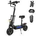 COFANSON Adults Electric Scooter 60V5600W Dual Motor 50MPH 50Miles Range Black