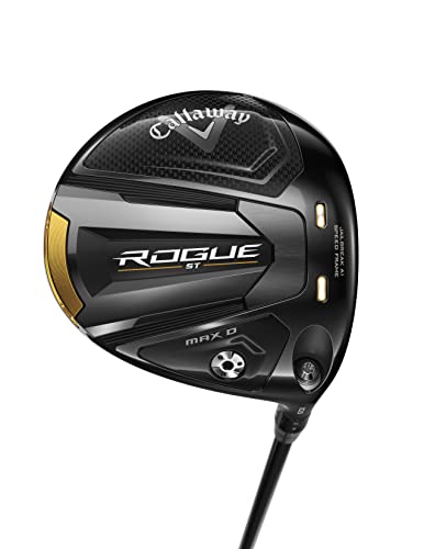 Callaway Golf 2022 Rogue ST Max Draw Driver Left Hand Cypher 50G Shaft Regular Flex 10.5 Degrees Loft Silver
