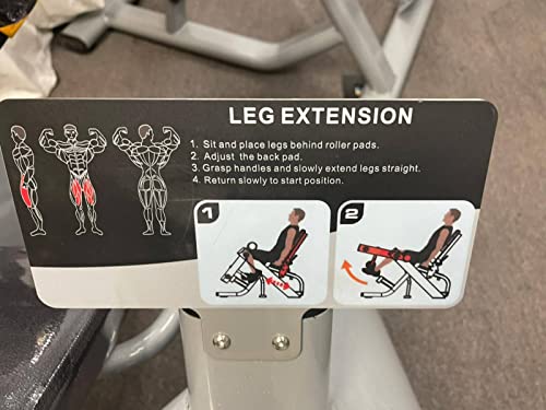 French Fitness Tahoe Iso Lateral Leg Extension Black