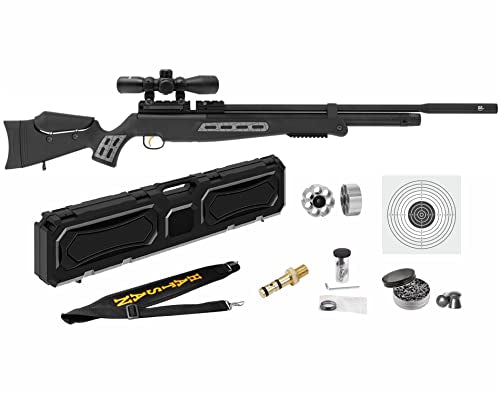 Wearable4U Hatsan BT 65 SL QE Big Bore Carnivore .30 Cal PCP Air Rifle Bundle w/Scope, Targets & Pellets