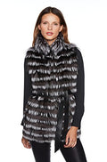 Stav New York Silver Black Fox Vest X-Small