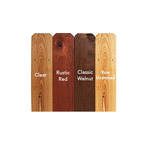 Pergola World Outdoor TV Enclosure Western Red Cedar Unstained/Raw