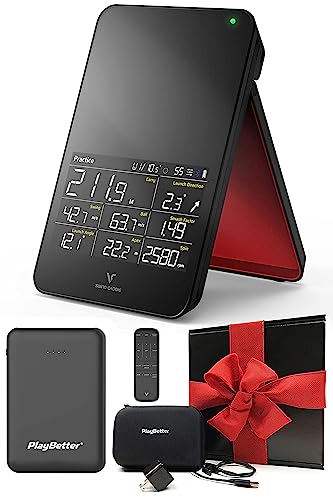 PlayBetter Swing Caddie SC4 Golf Simulator Launch Monitor +Gift Box Bundle
