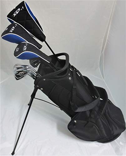 Power Golf Tall Mens Golf Set Clubs for Men 6'0"- 6'6" Black Red