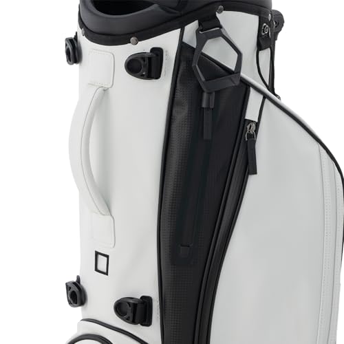SuperStroke Golf Bag with Stand for Men & Women, White