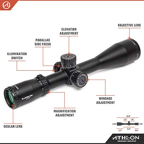 Athlon Optics Ares BTR GEN2 4.5-27x50 Riflescope APRS5 FFP IR MIL Black