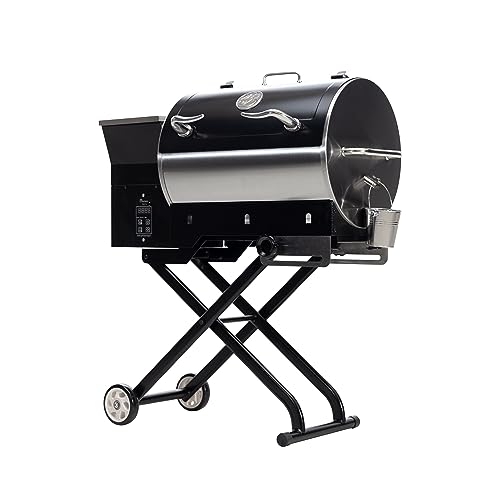 recteq Pellet Grill Road Warrior 340 Portable Stainless Steel BBQ Grill