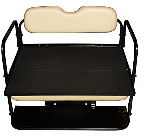 Performance Plus Carts Club Car Precedent Golf Cart Flip Folding Rear Seat Kit Buff