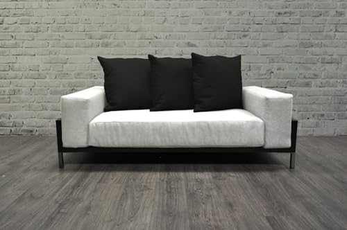 Solis Patio Nubis Deep Seated Loveseat Black White