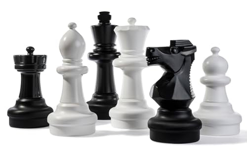 ROLLY TOYS Giant Chess Pieces Set 25" King Black White