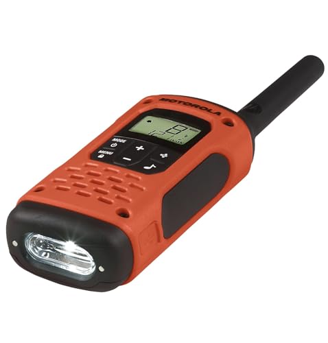 Motorola Solutions Portable FRS Talkabout T605 H2O Two Way Radios 8-Pack Orange/Black